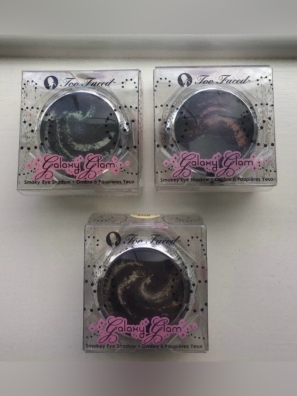 NWT New Y2K Too Faced Cosmetics Set of 3 Celestial Eyeshadow Bundle Girlhoodcore
